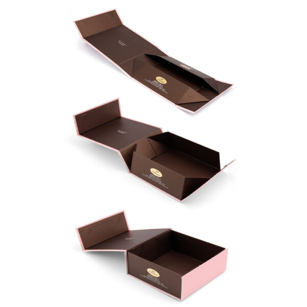 Collapsible packaging box